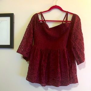 Cold shoulder top